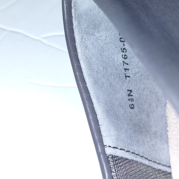 EUC Trotter Moment Gray Loafers Leather Uppers Narrow 6 1/2 - Picture 10 of 11